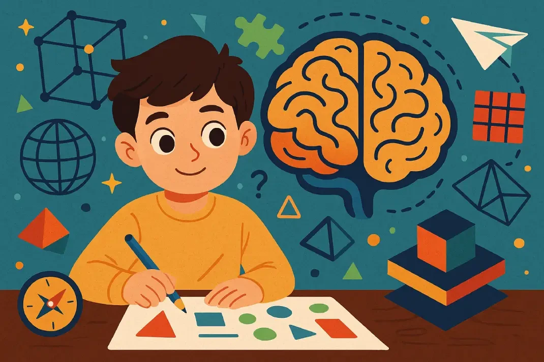 تقویت هوش تصویری و فضایی برای تیزهوشان؛ روش ها، تمرین‌ها و نکات طلایی