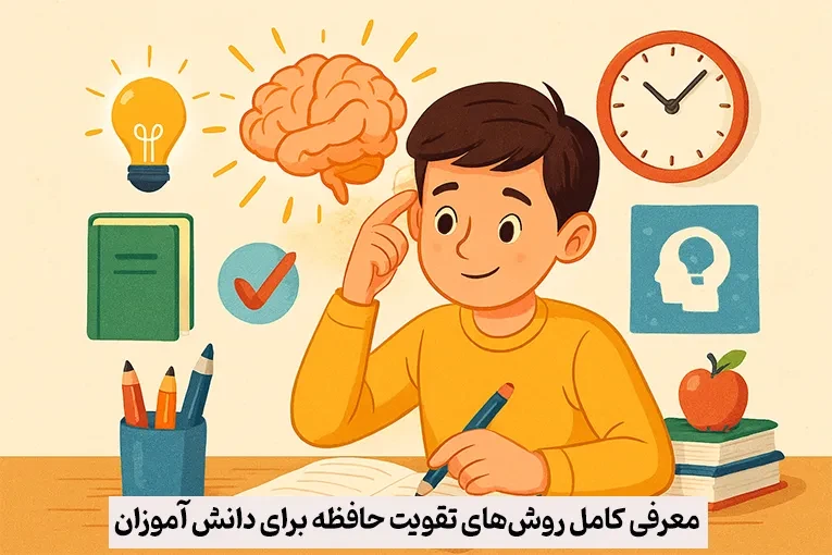 معرفی کامل روش‌های تقویت حافظه برای دانش آموزان